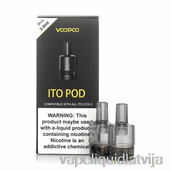 Voopoo Ito Nomaiņas Pods 2ml Ito Pods Vape šķidrums